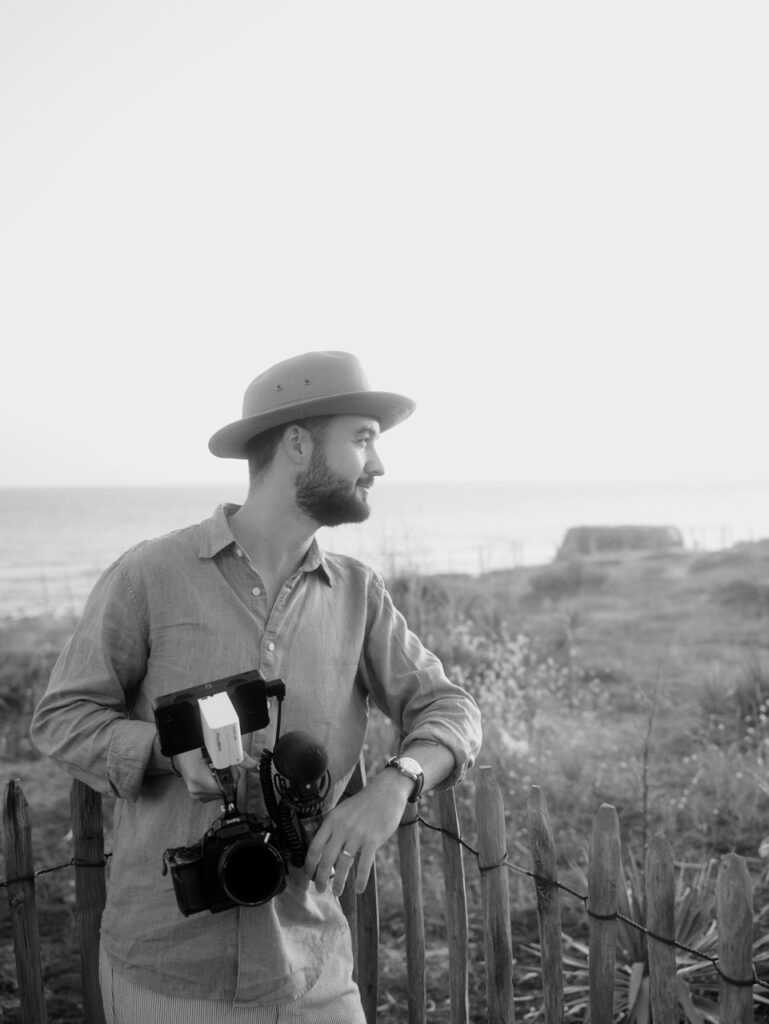 Clément, vidéaste lors d'un mariage en Vendée